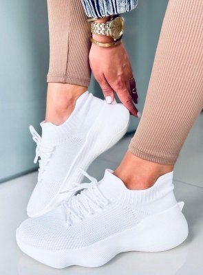 Skarpetkowe buty sportowe DESIRE BEN WHITE