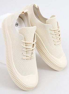 Trampki damskie skarpetkowe POSTEN BEIGE
