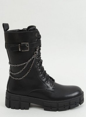 Workery sznurowane LAUMA BLACK