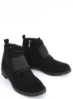 Botki sznurowane ANJA BLACK