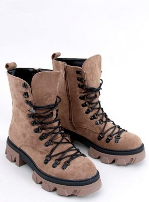 Botki sznurowane workery CONOR KHAKI