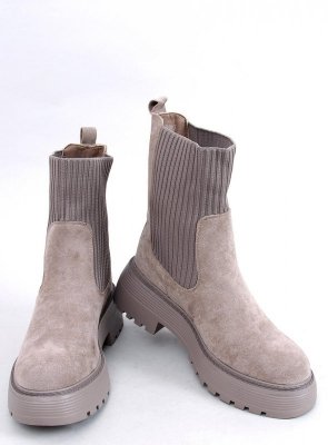 Botki z elastycznym ściągaczem WINTERS KHAKI