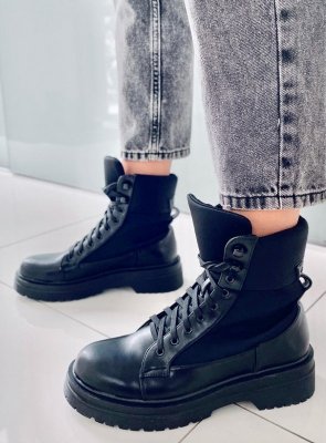 Botki militarne z sakiewką BAKU BLACK