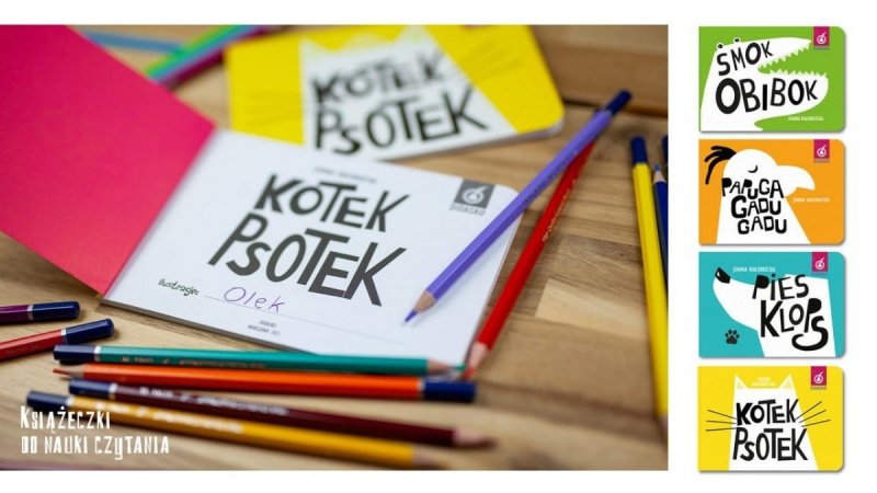 Zestaw książeczek z serii CZYTAM I ILUSTRUJĘ