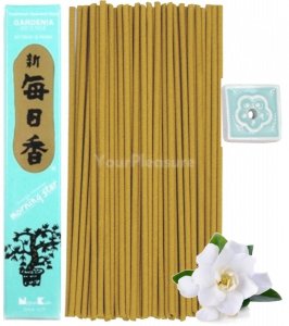 Japońskie kadzidła zapachowe, Gardenia - Nippon Kodo, Morning Star, 50 szt 