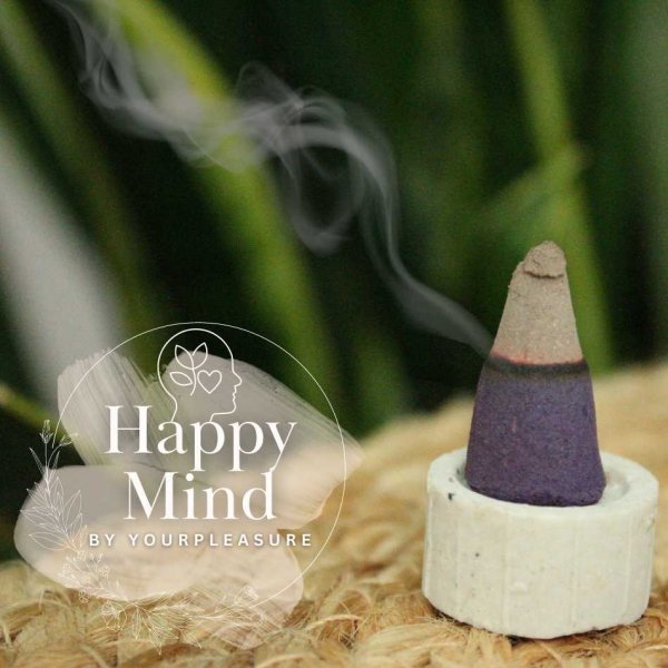 Stożki kadzidełek Happy Mind o głębokim zapachu opium