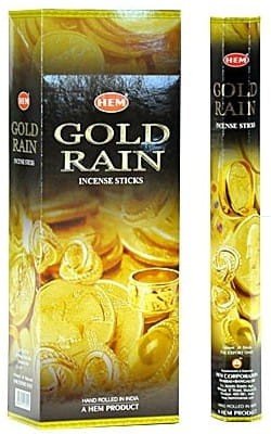 Kadzidełka Zapachowe HEM Gold Rain