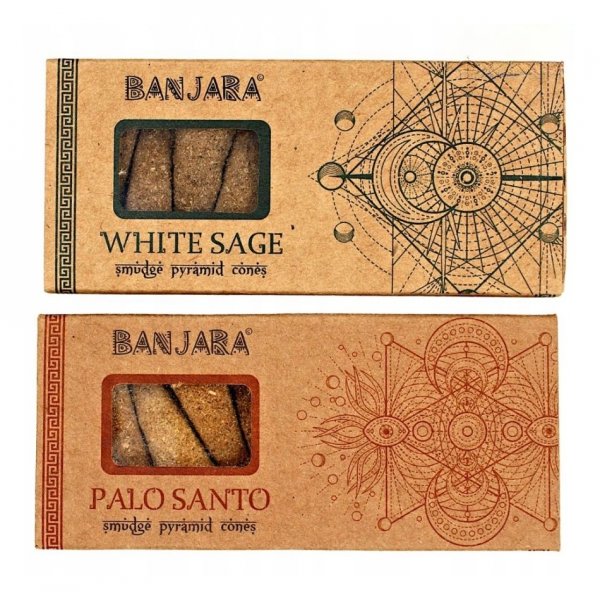 Banjara: Kadzidła Palo Santo + Stożki Biała Szałwia
