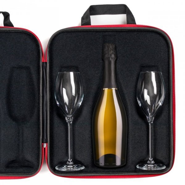 Etui na prosecco i szampana z kieliszkami diVinto Harmony