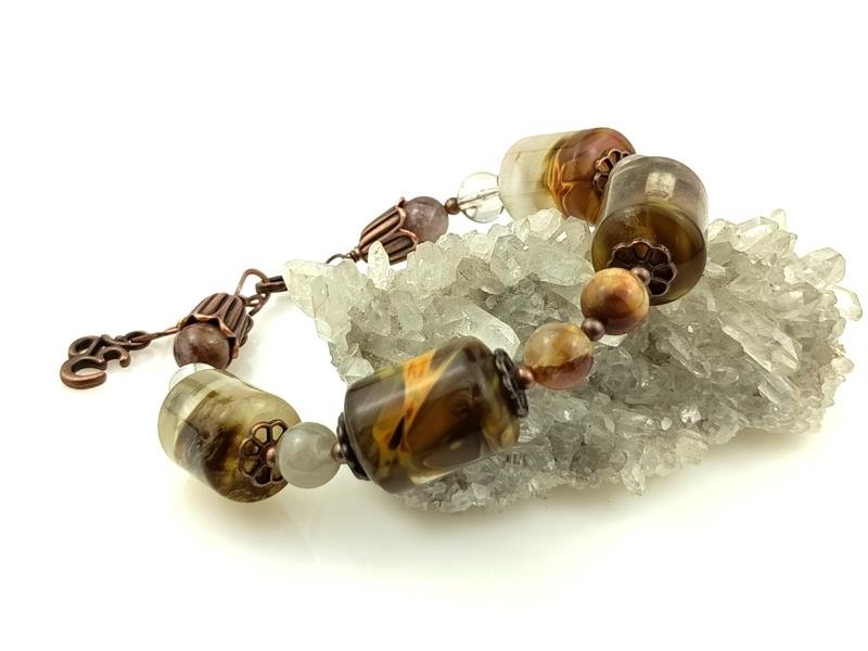 Bransoletka z kwarcem rutylowym dla wszystkich znaków zodiaku