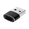 Adapter przejściówka USB - USB Typu C czarny
