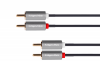 Kabel 2RCA-2RCA 1.8m Kruger&Matz Basic