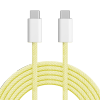 Kabel USB typu C - USB typu C 60 W 1,5 m żółty Kruger&Matz Basic