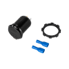 Ładowarka samochodowa USB+USB typu C z funkcją Quick Charge, Power Delivery i miernikiem napięcia 48W