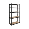 Regał metalowy magazynowy 180x90x40 czarny Rebel RB-1251B