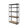 Regał metalowy magazynowy 180x90x40 czarny Rebel RB-1251B