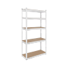 Regał metalowy magazynowy 180x90x40 biały Rebel RB-1251W