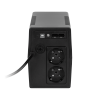 Zasilacz awaryjny komputerowy UPS REBEL model Nanopower Plus 1000 ( offline, 1000VA / 600W , 230 V , 50Hz , LCD , USB , RJ45 )