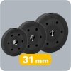 Obciążenie bitumiczne zestaw 30kg ( 8x1.25kg + 4x2.5kg + 2x5kg ), otwór 31mm,  REBEL ACTIVE