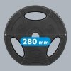 Obciążenie bitumiczne zestaw 4x5kg, otwór 31mm, talerz z uchwytami, REBEL ACTIVE