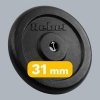 Obciążenie żeliwne zestaw 2x15kg, otwór 31mm, talerz klasyczny, REBEL ACTIVE