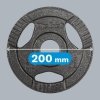 Obciążenie żeliwne olimpijskie zestaw 4x2.5kg, otwór 51mm, talerz z uchwytami, REBEL ACTIVE