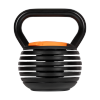 Kettlebell żeliwny automatyczny regulowany 9kg, REBEL ACTIVE
