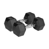 Hantle żeliwne gumowane HEX 2x10 kg REBEL ACTIVE