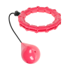 Smart Hula Hop odchudzające koło z wypustkami i obciążeniem 50cm, różowe, REBEL ACTIVE