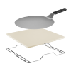 Piec do pizzy SUPREME ELITE 2200 W, 450 stopni, dwie grzałki, okno, LED, 33 cm, różna programy pieczenia