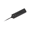 Przedłużacz czarny  Rebel z przełacznikiem 3 gniazda - 3m (1,5mm)