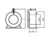 Przedłużacz na bębnie metalowym 30m Home&Garden B.1122-30 Pawbol