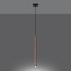 Lampa wisząca PASTELO 1 drewno