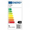 Żarówka LED V-TAC 5W E27 LOVE Filament G125 VT-2205 2200K 70lm