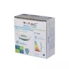 Oczko V-TAC GU10 Okrągłe Ruchome Białe VT-7227RD-WH