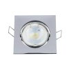 Oczko V-TAC GU10 Kwadrat Ruchome Chrom VT-779-CH-SQ