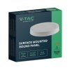 Panel LED V-TAC Natynkowy Premium Downlight 12W Okrągły fi170 VT-60012 4000K 1200lm