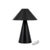Lampka Biurkowa Nocna V-TAC 3W LED 24cm Ładowanie USB Ściemnianie Czarna VT-1051 3000K-6000K 200lm