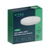 Plafon V-TAC 18W LED Okrągły 29cm Natynkowy Pilot Czujnik Ruchu IP44 Biały VT-8618S 3000K 1830lm