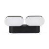 Kinkiet Ścienny V-TAC 12W LED Obrotowy 350st Czarny VT-814 3000K 1100lm
