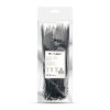 Opaski Zaciskowe V-TAC 2.5x200mm Czarna 8kg Nylon66 (Opak. 100szt)