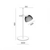 Lampka biurkowa LED LIZBONA 3,5W IP54 Biała Kobi Premium