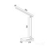 Lampka biurkowa LED NOBLITE 7W  CCT Czarna LED2B