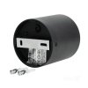 Lampa ogrodowa QUERK 2 1xGU10 IP54 czarna LED2B