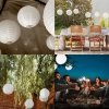 Lampa ogrodowa wisząca Solar LED ORIGAMI 30cm 3000K IP44 Kobi