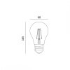 Żarówka filamentowa LED FGS 7W E27 3000K 6-pak Kobi 360 Line