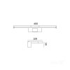 Kinkiet LED LUMIREFLECT 8W 4000K czarny Kobi Design
