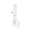 Lampa do roślin LED VITARO 3 CLIP 10W Kobi Design