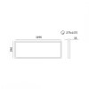 Panel LED CAPRI 40W 30x120 4000K UGR <19 Kobi Pro