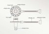 WSKAŹNIK KĄTA DOKRĘCANIA DO KLUCZY DYNAMOMETRYCZNYCH 1/2 Z MAGNESEM King Tony